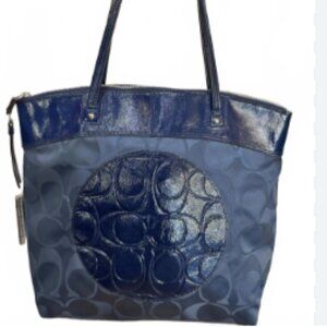 Coach Signature Bag With Matching Wallet